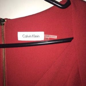 Red Calvin Klein Dress